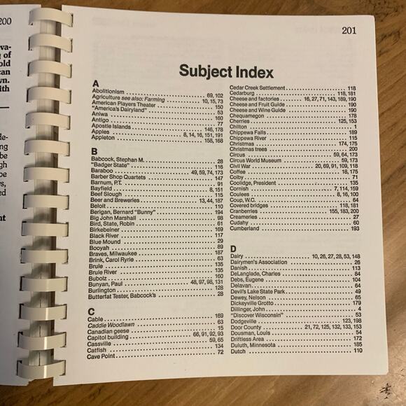 From Wisconsin: More Than a Cookbook Laurie & Debra Gluesing Plastic Comb 1991 - Picture 11 of 16